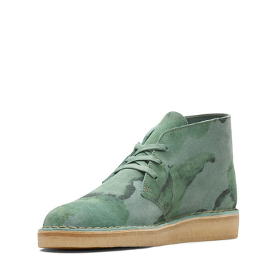 Clarks Originals Originals Desert Coal Boots Men's Dark Green Camo 26166172