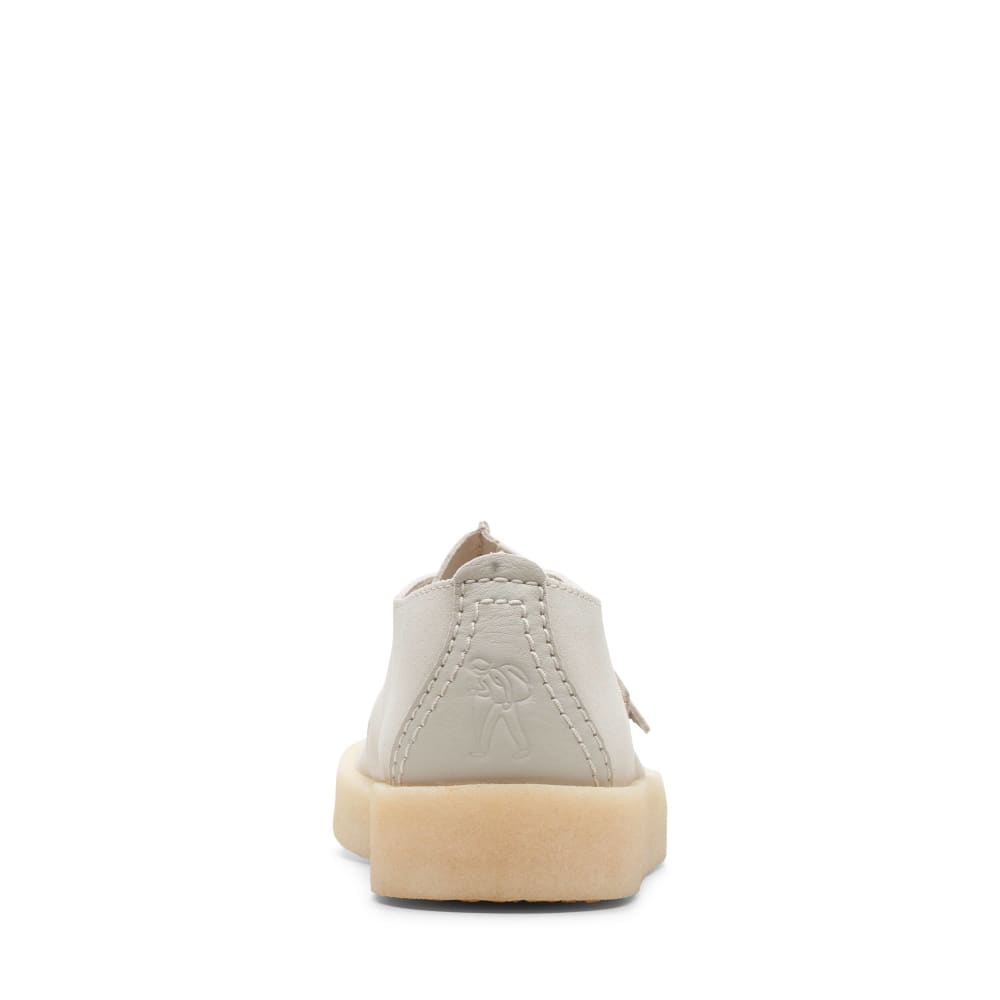 Clarks Originals Originals Desert Trek Cup Men’s Shoes – White Suede – Style 26165824 – Minimalist Lifestyle Icon