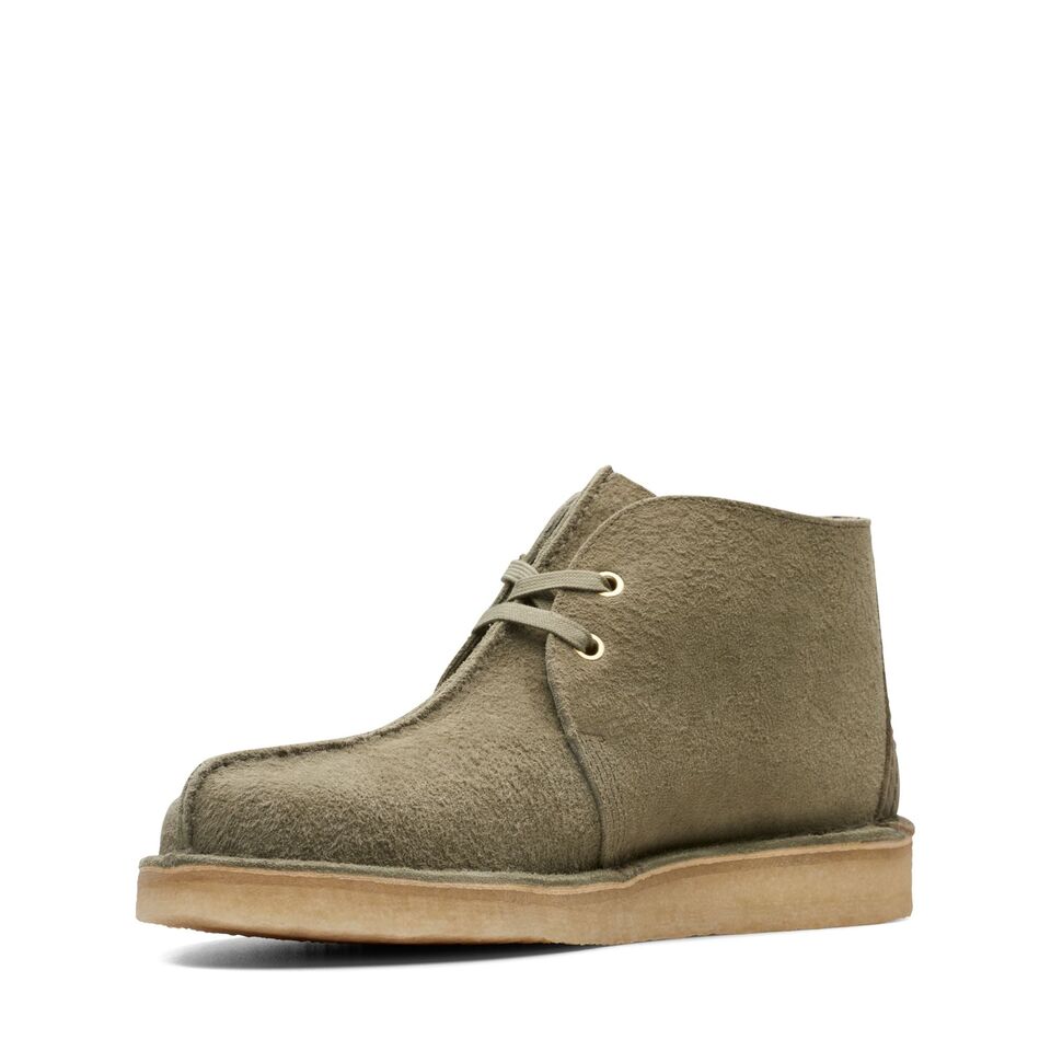 Clarks Originals Originals Desert Trek Hi 50 Men's Forest Green Suede 26173615