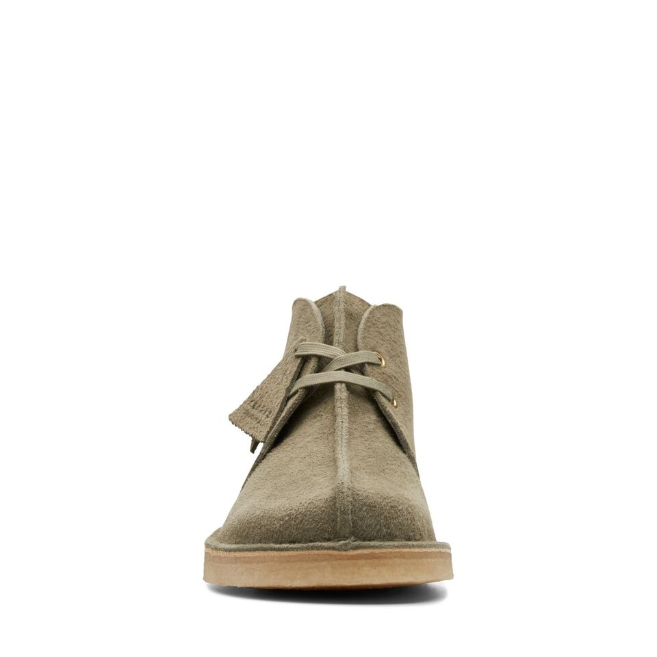 Clarks Originals Desert Trek Hi 50 Men's Forest Green Suede