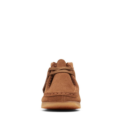 Clarks Originals Originals Wallabee Boot Kids’ Brown Leather 26169804