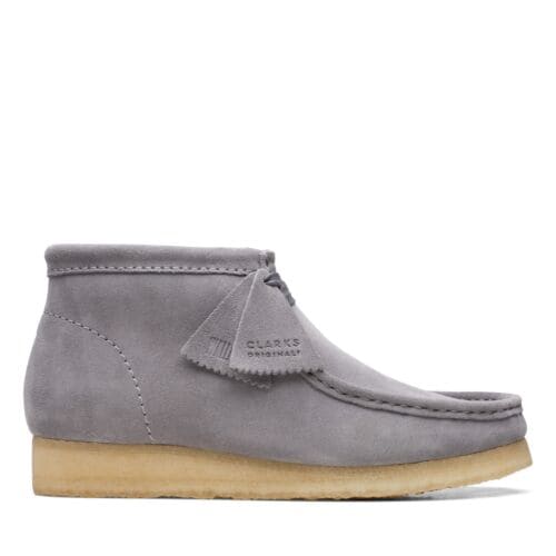 Clarks Originals Originals Wallabee Boots Men’s Gray Suede 26169731