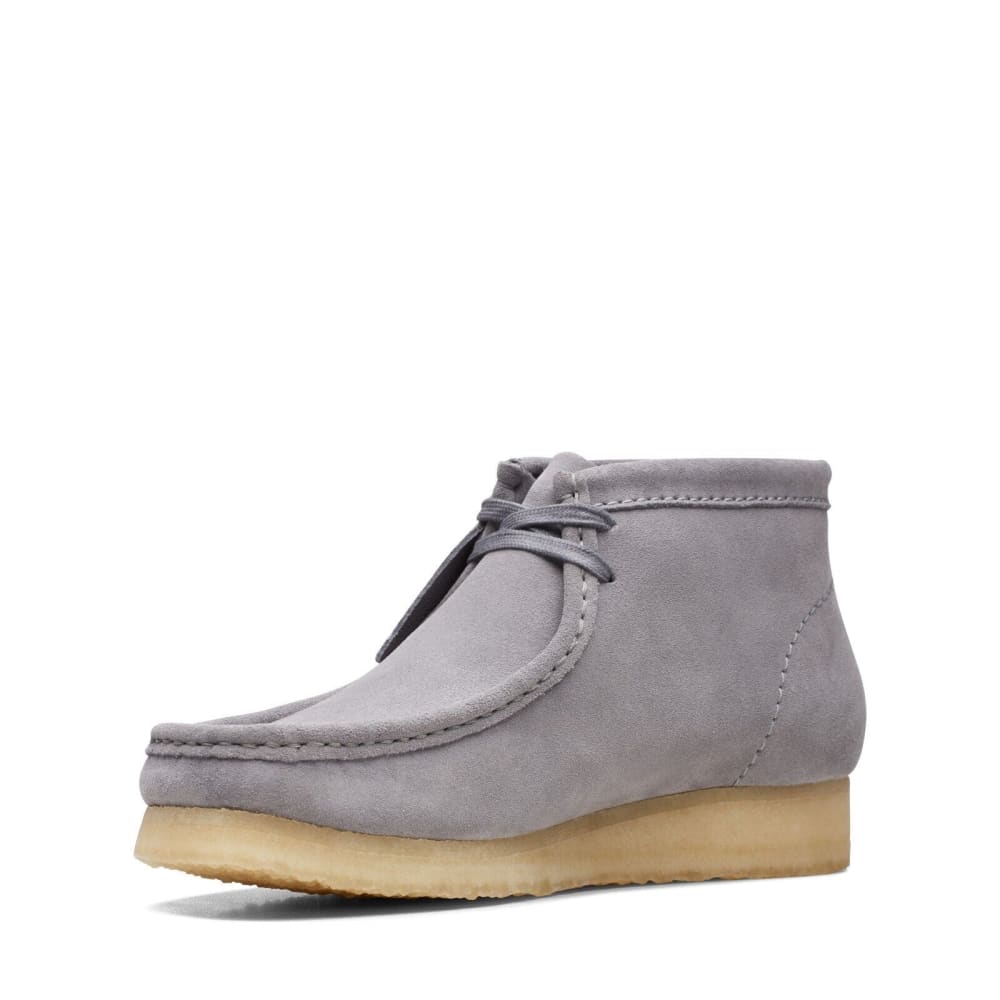Clarks Originals Originals Wallabee Boots Men’s Gray Suede 26169731
