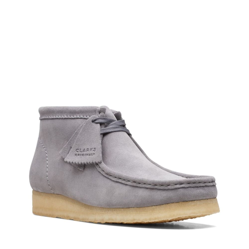 Clarks Originals Originals Wallabee Boots Men’s Gray Suede 26169731