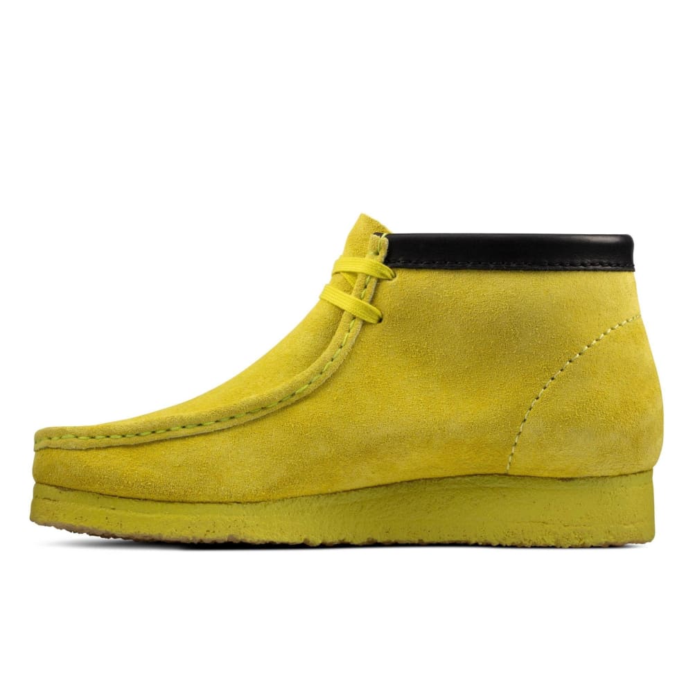 Clarks Originals Originals Wallabee Boots Men's Lime Yellow Suede 26162470