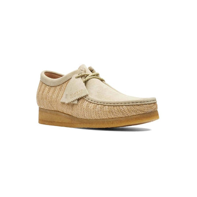 Clarks Originals Originals Wallabee Low Men's Natural Interest Raffia Textile 26165447