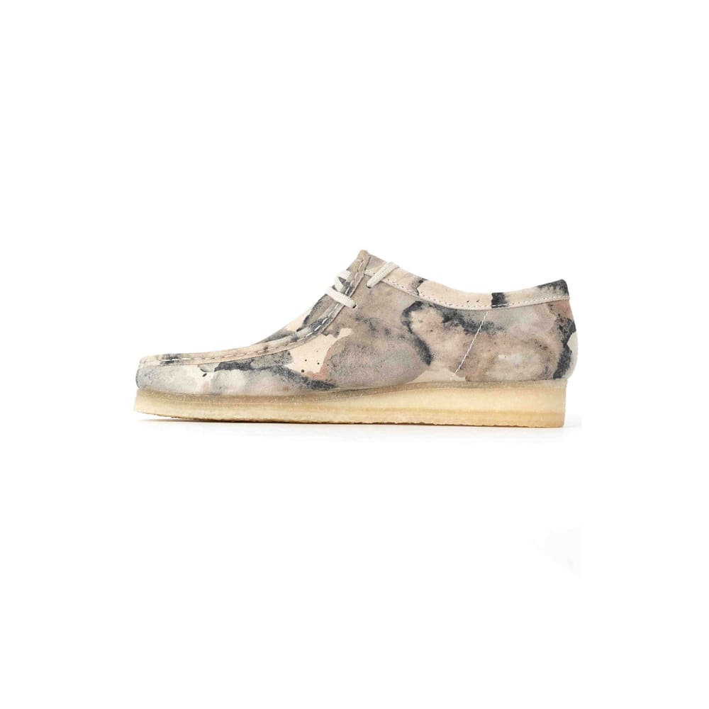 Clarks Originals Originals Wallabee Low Men's Off White Camo Suede 26148590