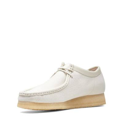 Clarks Originals Originals Wallabee Low Men’s Shoes – OffWhite Leather – Style 26166299