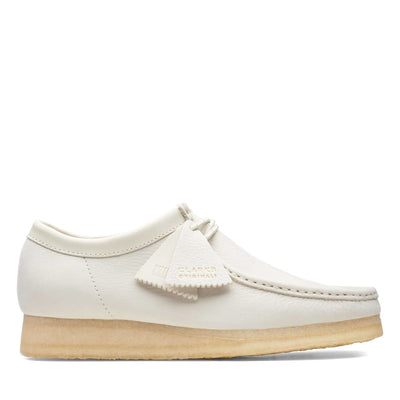 Clarks Originals Originals Wallabee Low Men’s Shoes – OffWhite Leather – Style 26166299