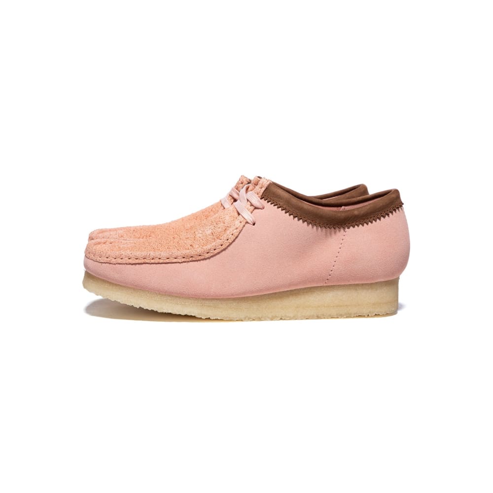 Clarks Originals Originals Wallabee Low Men’s Shoes – Pink Combi Suede – Style 26171990