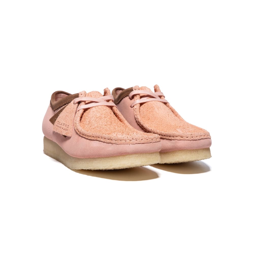 Clarks Originals Originals Wallabee Low Men’s Shoes – Pink Combi Suede – Style 26171990
