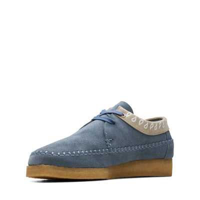 Clarks Originals Originals Weaver Men’s Navy Blue Embroidered Suede 26170095