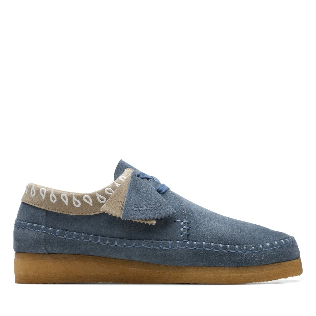 Clarks Originals Originals Weaver Men’s Navy Blue Embroidered Suede 26170095