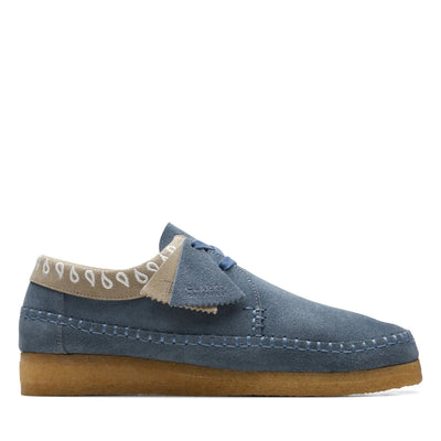Clarks Originals Originals Weaver Men’s Navy Blue Embroidered Suede 26170095
