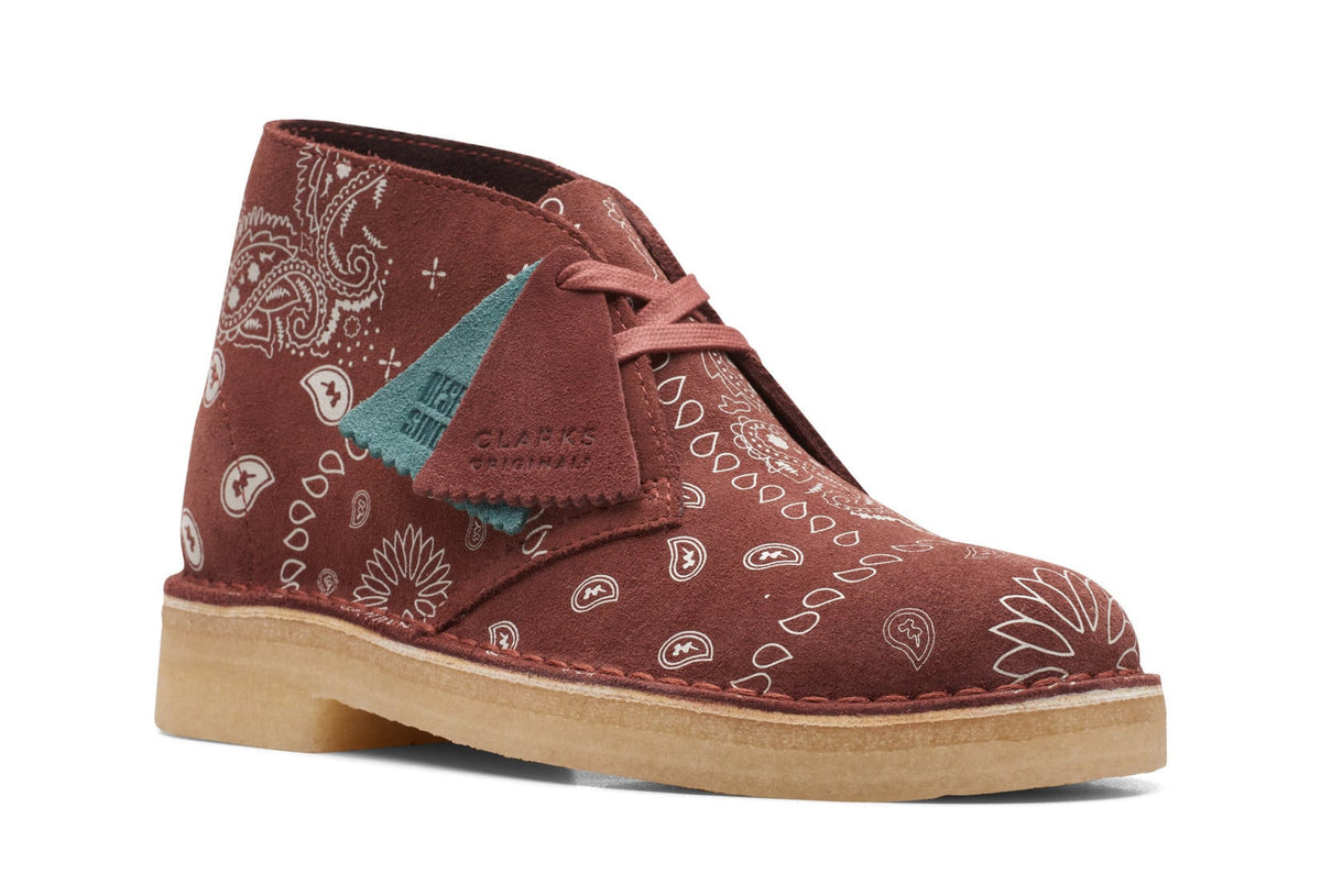 Clarks Originals Desert Boot Women's Brick Paisley 26168784 — product view 2