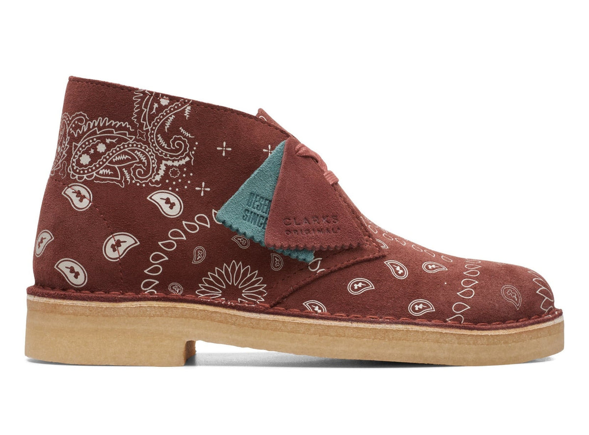 Clarks Originals Desert Boot Women's Brick Paisley 26168784 — product view 1