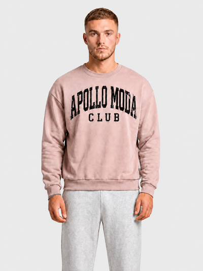 Club Collegiate Oversized Crewneck Sweatshirt