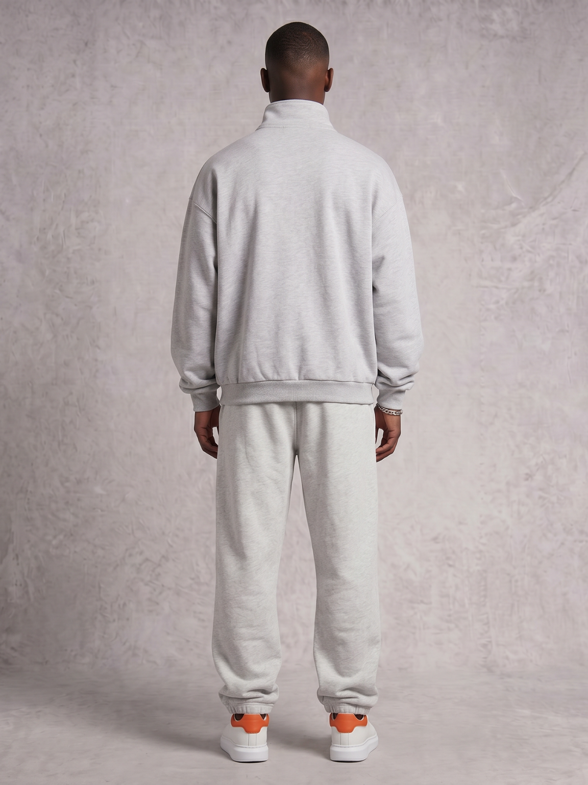 Apollo Moda  Club Collegiate Oversized Full-Zip Sweatshirt – product view 5