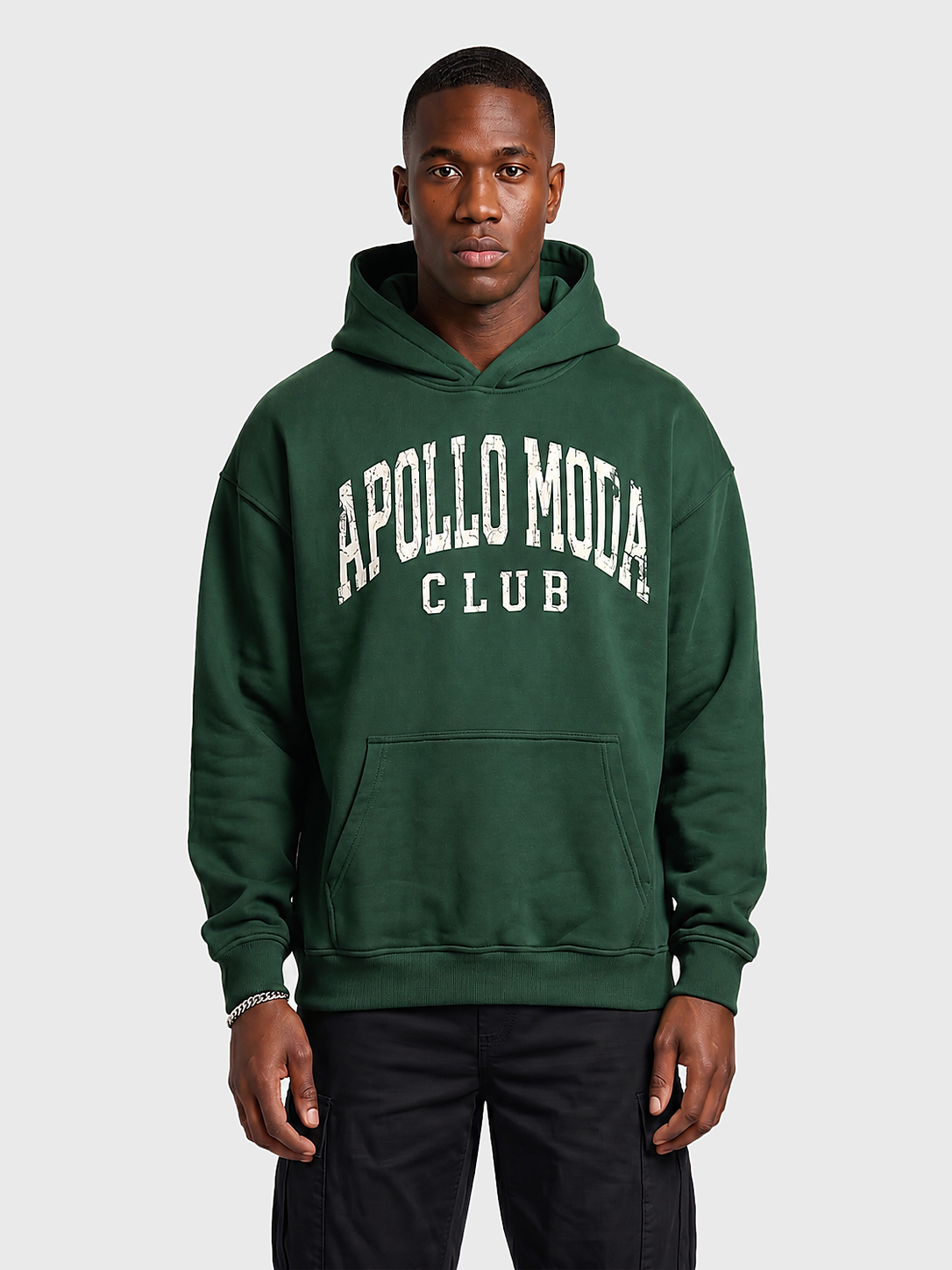 Apollo Moda  Club Collegiate Oversized Heavyweight Hoodie – main view
