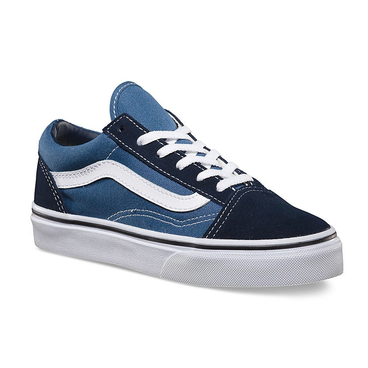 Vans UY Old Skool VW9TNWD Kids' Sneakers — Blue Suede Low-Top