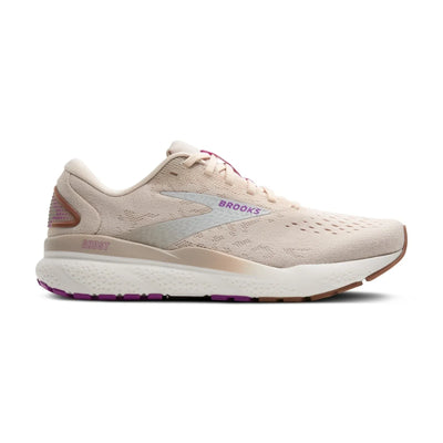 Brooks Ghost 16 Women's Sneakers — Almond Peach/Coconut/Purple Running
