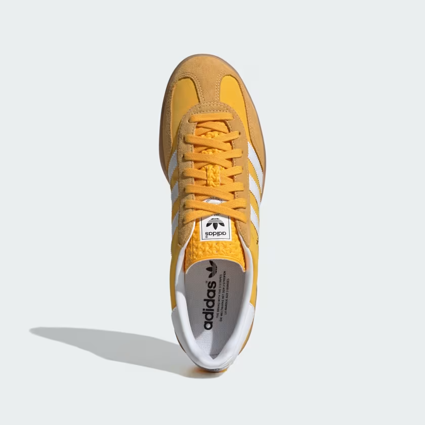 adidas Gazelle Indoor Men's Sneakers — Crew Yellow/White