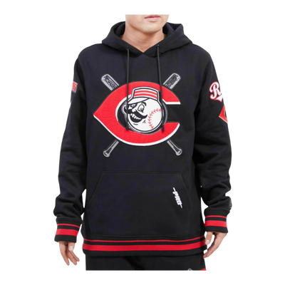 Pro Standard Cincinnati Reds Mash Up Logo Men Hoodie Black