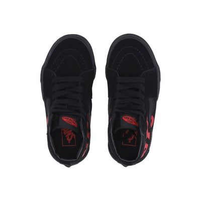 Vans SK8 Hi Kids' Sneakers — Black/Red High-Top