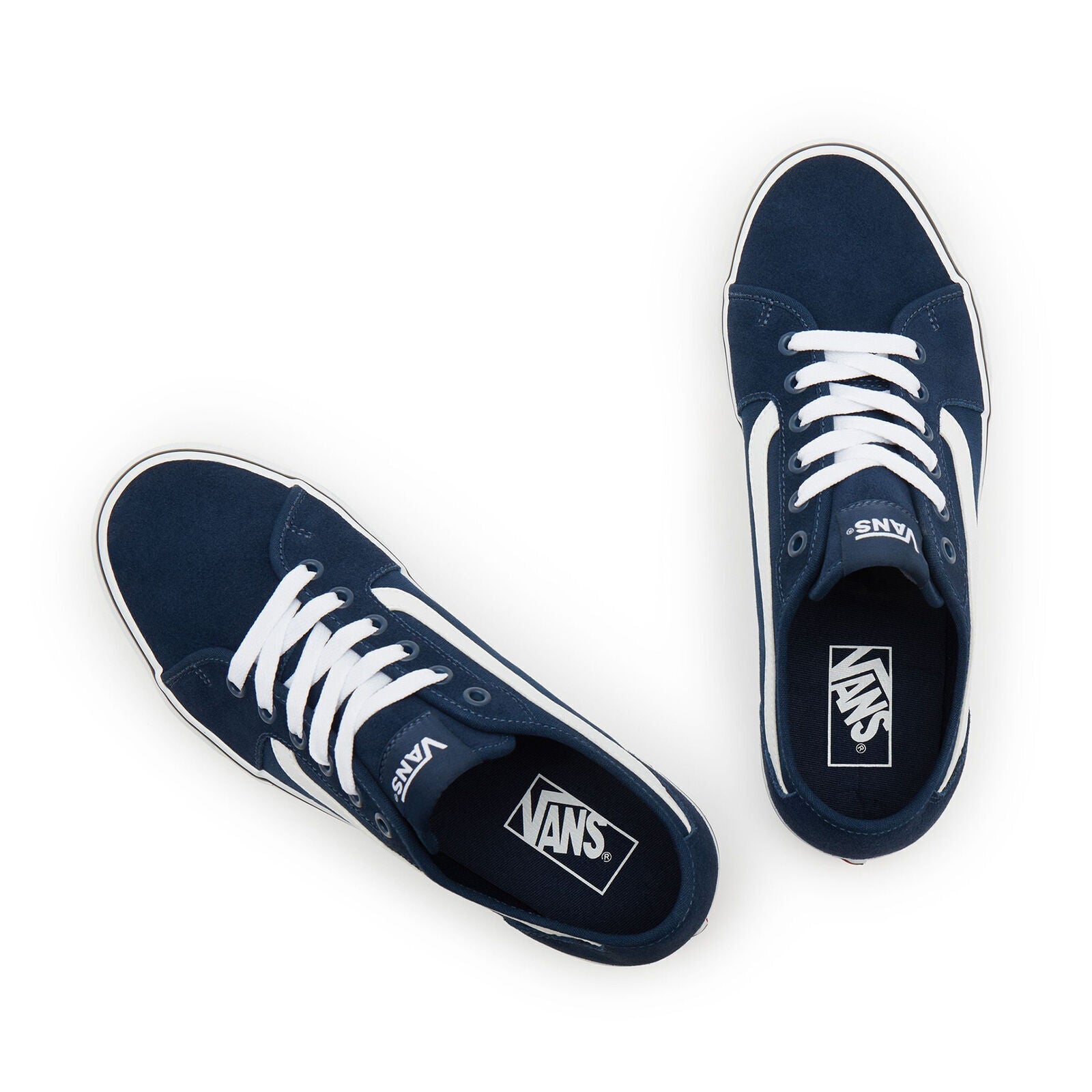 Vans Filmore Decon Men's Sneakers — Blue/White Suede