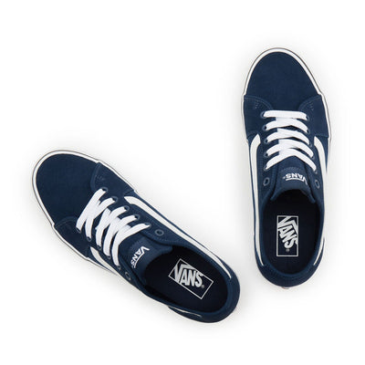 Vans Filmore Decon Men's Sneakers — Blue/White Suede
