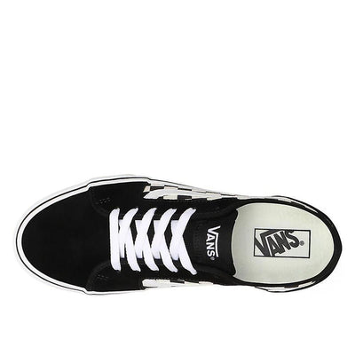 Vans Filmore Decon Checkboard Men's Sneakers — Black/White Leather