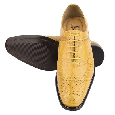 Liberty Zeno Dallas Genuine Leather Oxford Style Brogue Dress Shoes