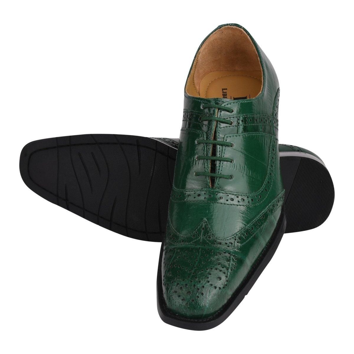 Liberty Zeno Dallas Genuine Leather Oxford Style Brogue Dress Shoes