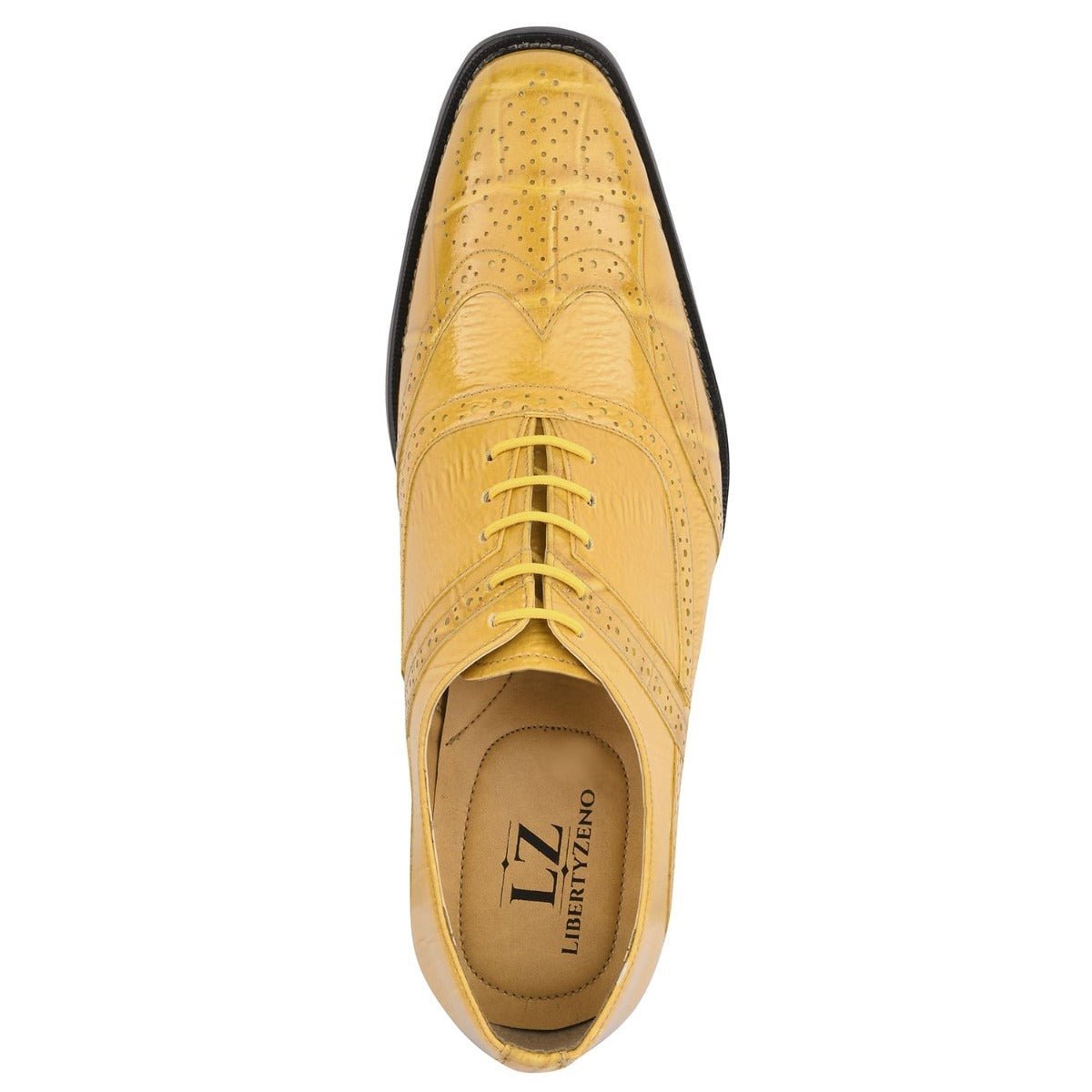 Liberty Zeno Dallas Genuine Leather Oxford Style Brogue Dress Shoes