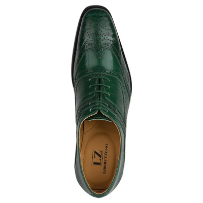 Liberty Zeno Dallas Genuine Leather Oxford Style Brogue Dress Shoes