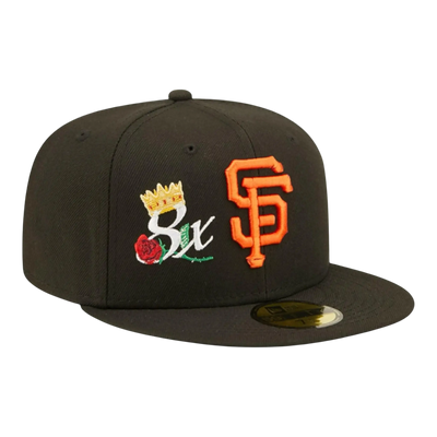 New Era San Francisco Giants Crown Champs WS Men Fitted Hat Black