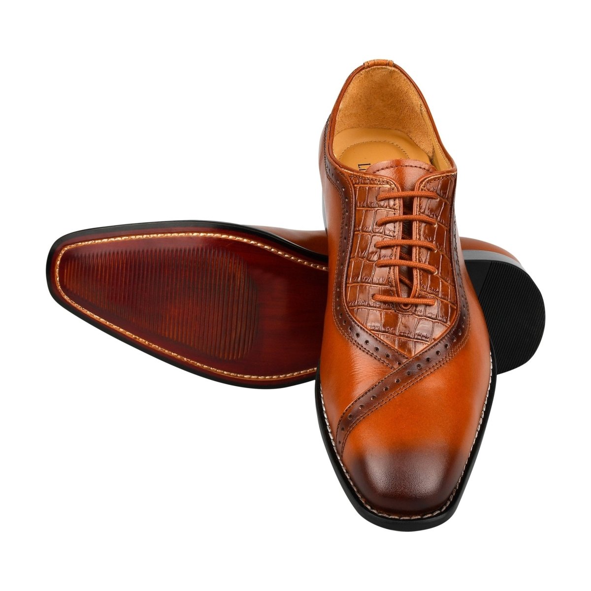 Liberty Zeno Debonair Genuine Leather Oxford Style Dress Shoes For Men
