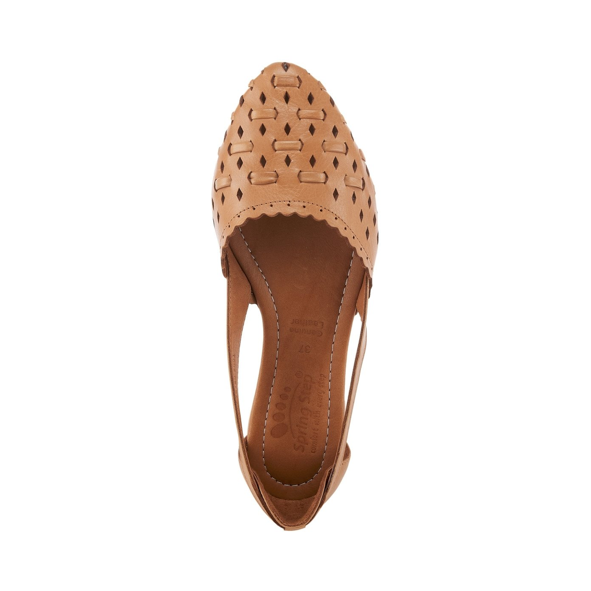 Spring Step Shoes Delorse Women's Leather D'Orsay Slip On Shoes