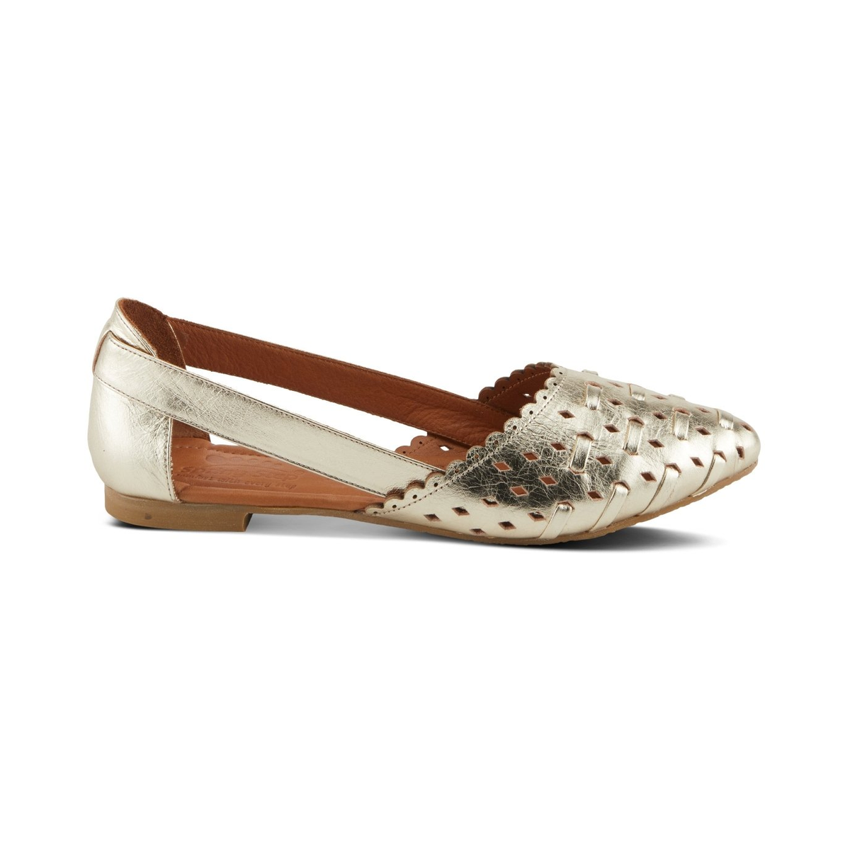 Spring Step Shoes Delorse Women's Leather D'Orsay Slip On Shoes
