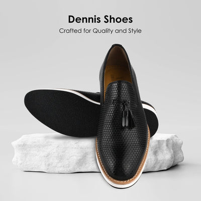 Liberty Zeno Denis Mens knitted Upper Eva Sole Tassel Loafers