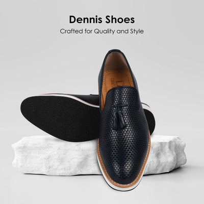 Liberty Zeno Denis Mens knitted Upper Eva Sole Tassel Loafers