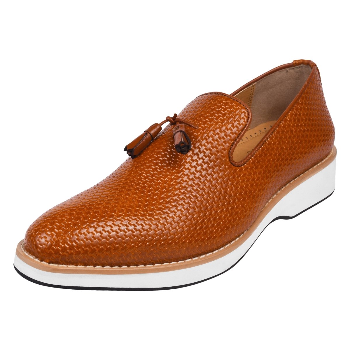 Liberty Zeno Denis Mens knitted Upper Eva Sole Tassel Loafers