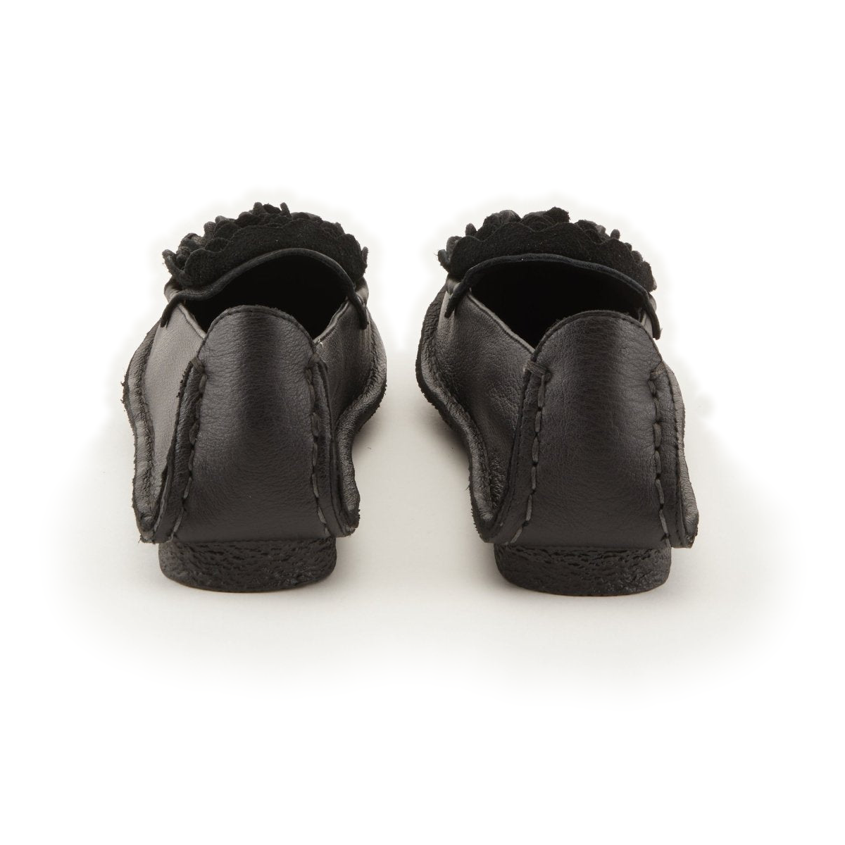 L'Artiste Dezi Black flats, pair, rear view
