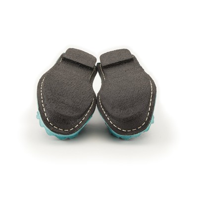 L'Artiste Dezi Blue flats, pair, outsole view