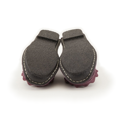 L'Artiste Dezi Purple flats, pair, outsole view