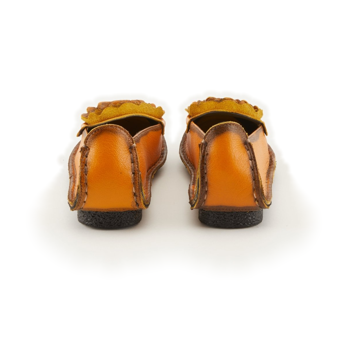 L'Artiste Dezi Yellow flats, pair, rear view
