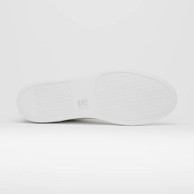Zelli Italia Men's 65-229-WHT Diaz Rubberized Calfskin Sneaker White