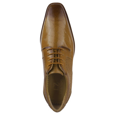 Liberty Zeno Donald Genuine Leather Oxford Style Tread Design Dress Shoes