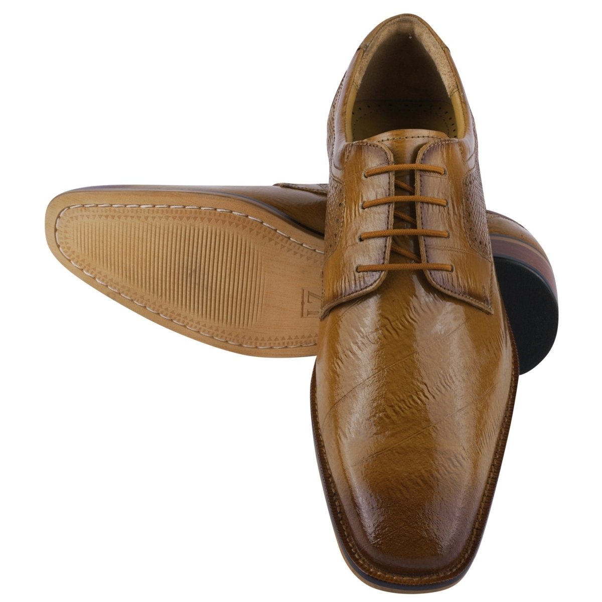 Liberty Zeno Donald Genuine Leather Oxford Style Tread Design Dress Shoes