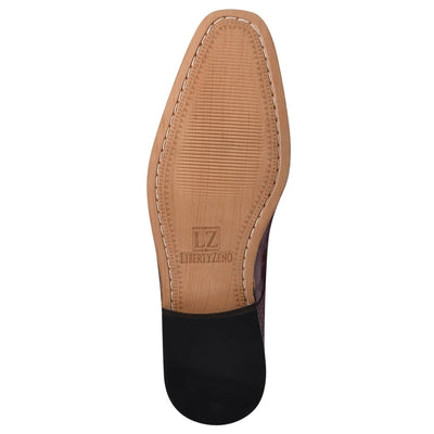 Liberty Zeno Donald Genuine Leather Oxford Style Tread Design Dress Shoes